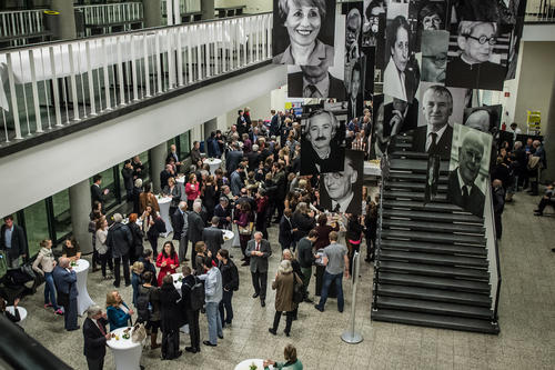 Im Anschluss an den Festakt gab es im Henry-Ford-Bau einen Empfang.