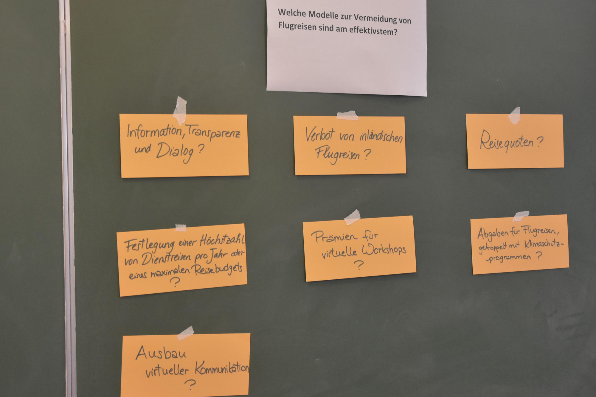 Fliegen für die Wissenschaft? Die Stabsstelle Nachhaltigkeit & Energie bot eine Veranstaltung zum Thema an „Internationale Kooperationen und Flug-Emissionen: Nachhaltige Mobilität als Herausforderung für die University Alliance for Sustainability".