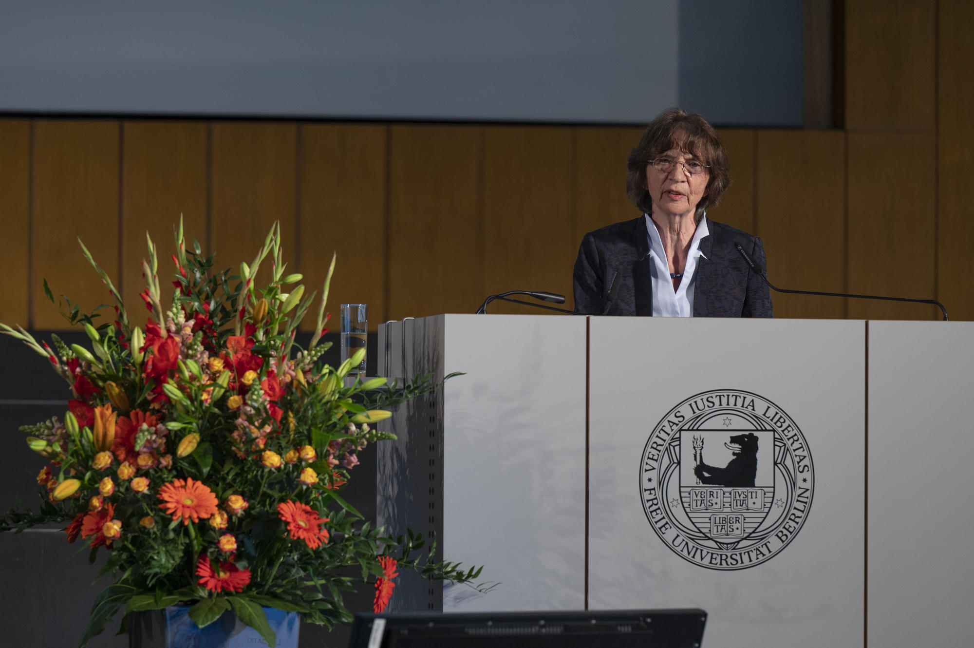 Hielt die Laudatio: die Literatur- und Kulturwissenschaftlerin Prof. Dr. Aleida Assmann.