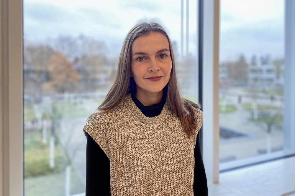 Psychologin Johanna Lubig betreut den support.point in der Holzlaube, am Fachbereich Geschichts- und Kulturwissenschaften.