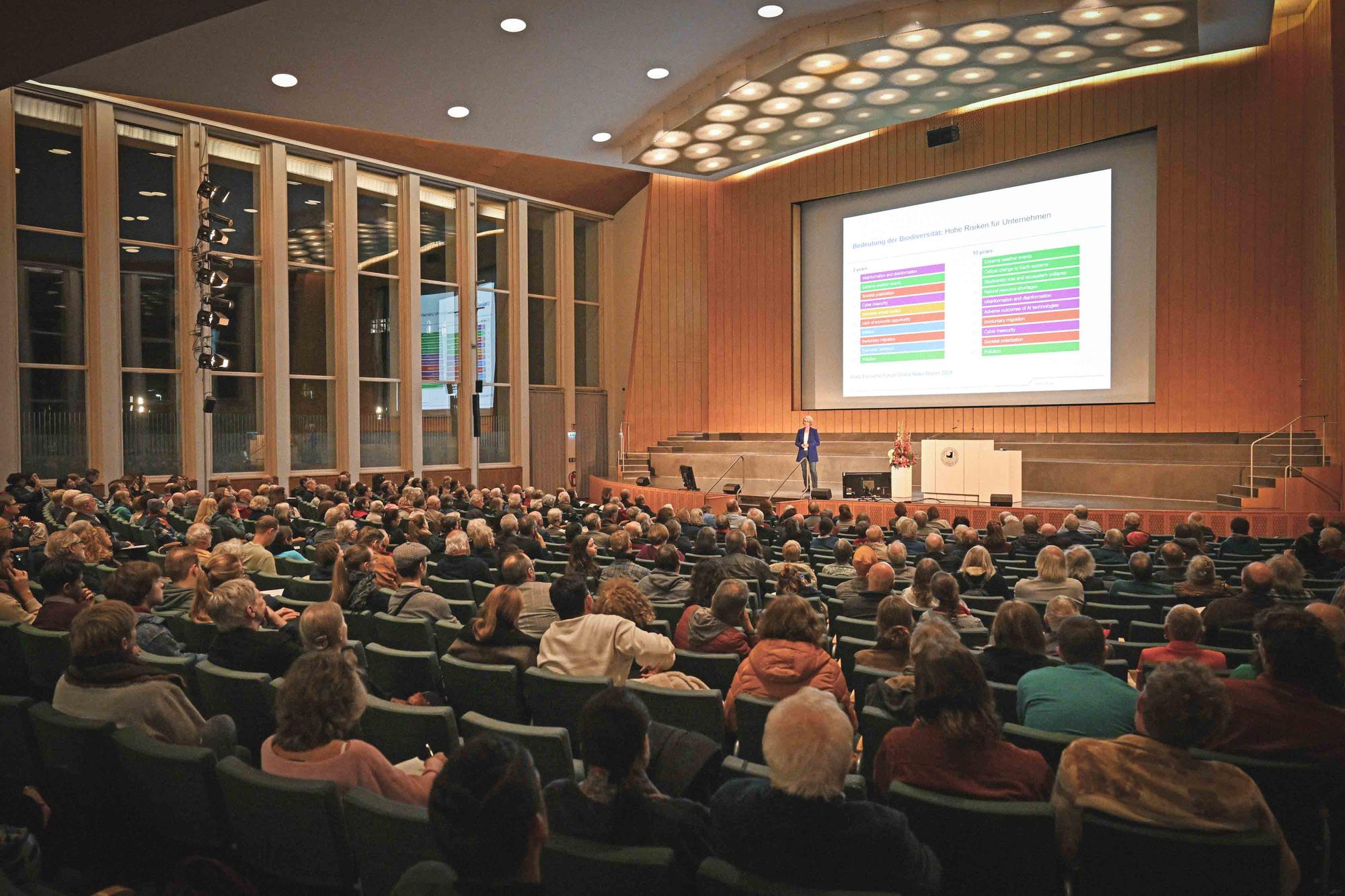 Die diesjährige Einstein Lecture fand im Max-Kade-Auditorium der Freien Universität Berlin statt.