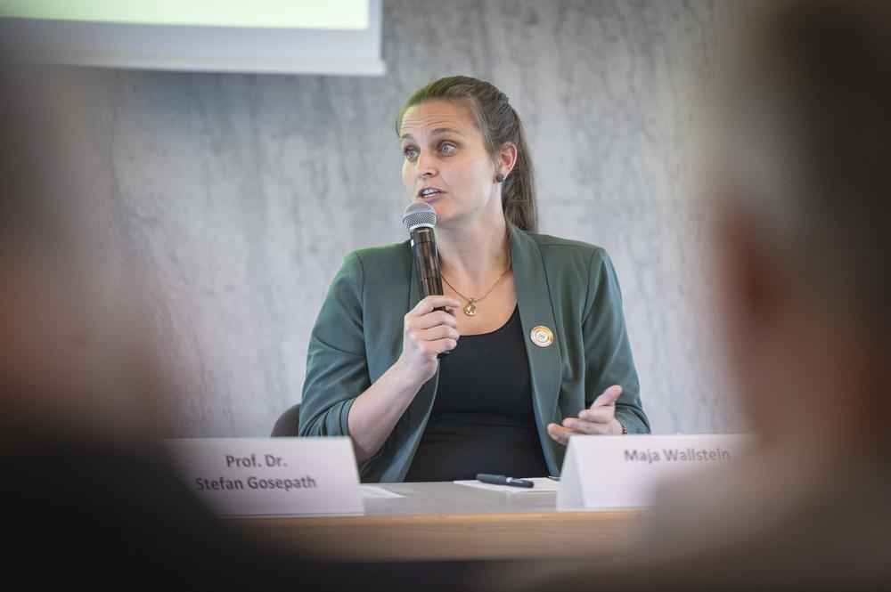 Maja Wallstein, SPD-Bundestagsabgeordnete und Mitglied im Ausschuss für Forschung, Technologie, Raumfahrt und Technikfolgenabschätzung