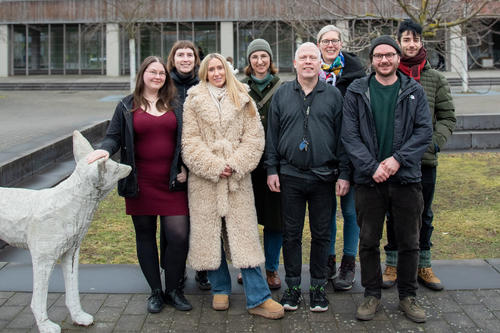FUturist*innen 2026: (v.l.n.r.) Diana Merten, Nina Goretzko, Sandra Schönwandt, Anna Schnepper, Tobias Schober, Kirsten Drenkhahn, Fabian Kieser, Rasmus Kunstmann