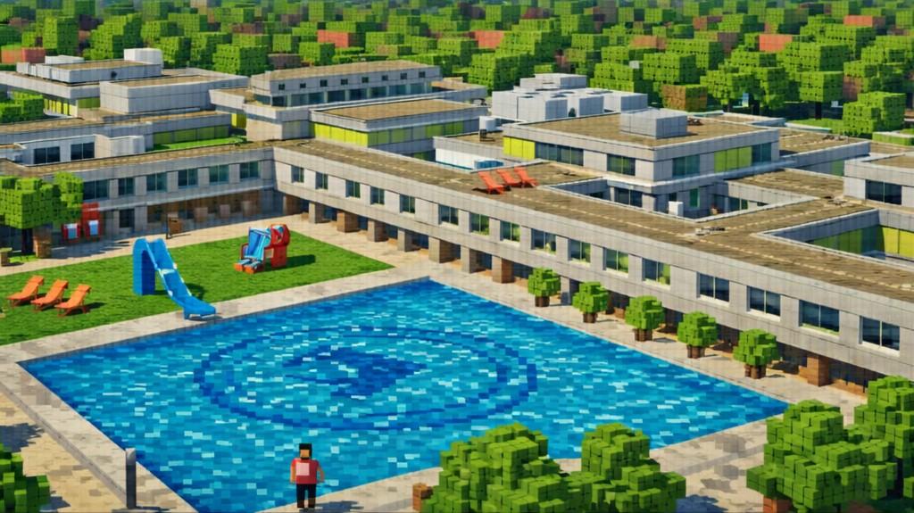 Holzlaube auf Minecraft