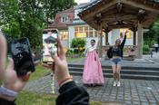 Tanzperformance am Institut für Koreastudien