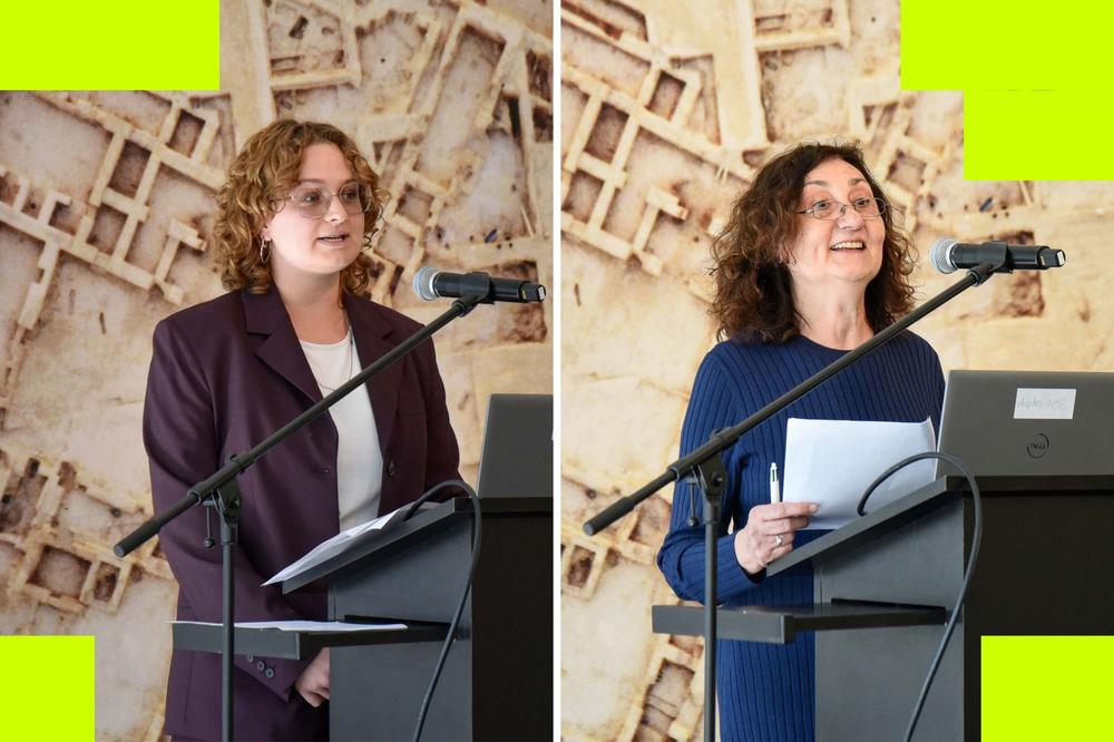 Nora Tuchelt (li.) und Maria Giovanna Tassinari