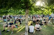 Bei entspannter Festival-Atmosphäre klang der Tag aus.