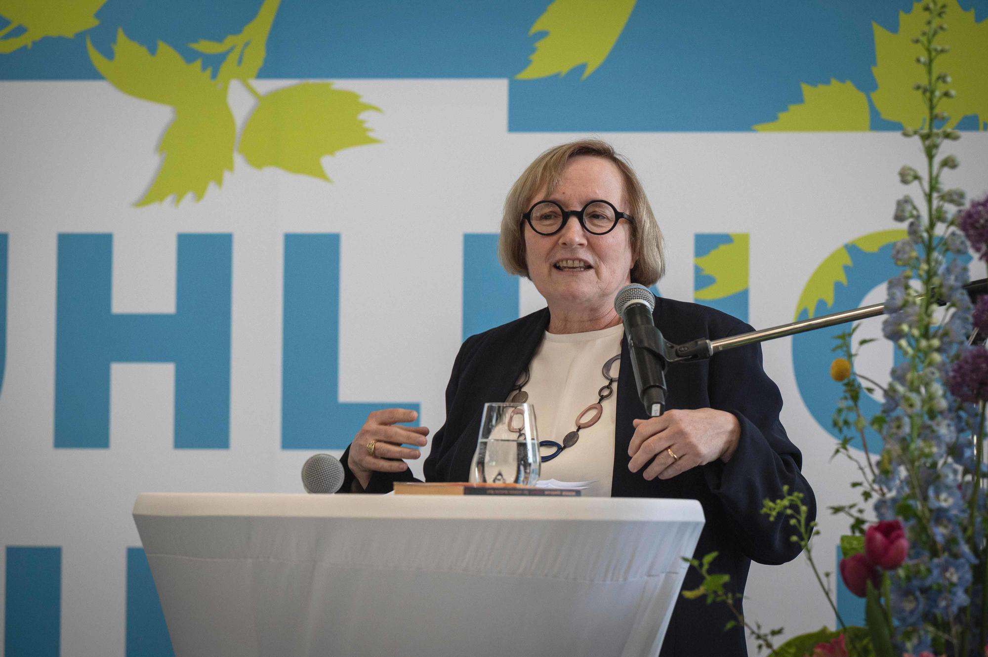 Verena Blechinger-Talcott bei der Veranstaltung Frühlingsimpulse im April 2026.