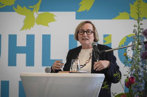 Verena Blechinger-Talcott bei der Veranstaltung Frühlingsimpulse im April 2026.