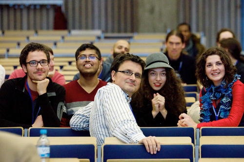 Gute Stimmung beim BMS-Geburtstag.