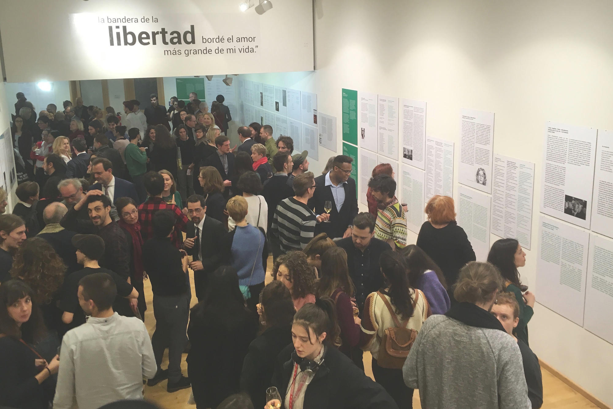 Ausstellungseröffnung in der Spanischen Botschaft anlässlich des XXII. Hispanistentags, den in diesem Jahr die Freie Universität Berlin ausgerichtet hat.