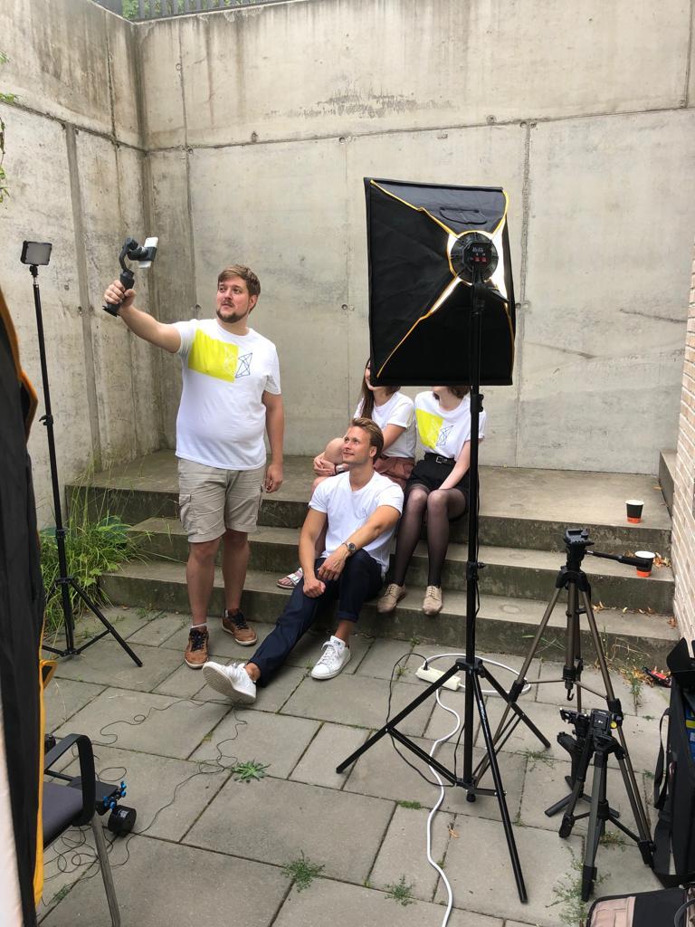 Making of... Das Team bei der Arbeit.