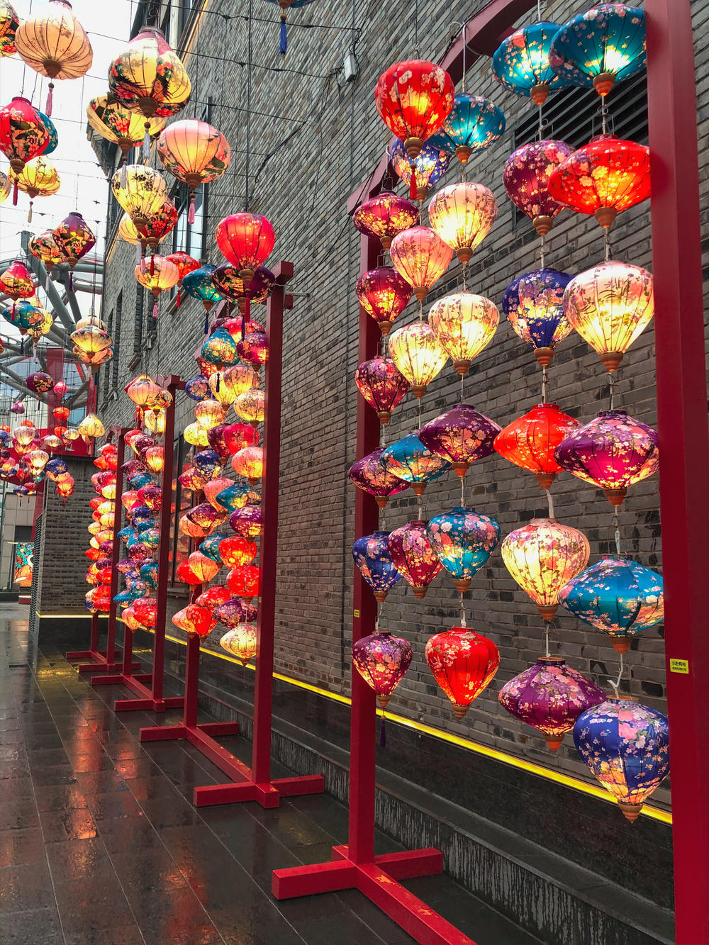 Dekorationen für das Frühlingsfest: Ende Januar begann in China das Jahr der Ratte.