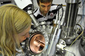 Molecular research using a scanning tunneling microscope.