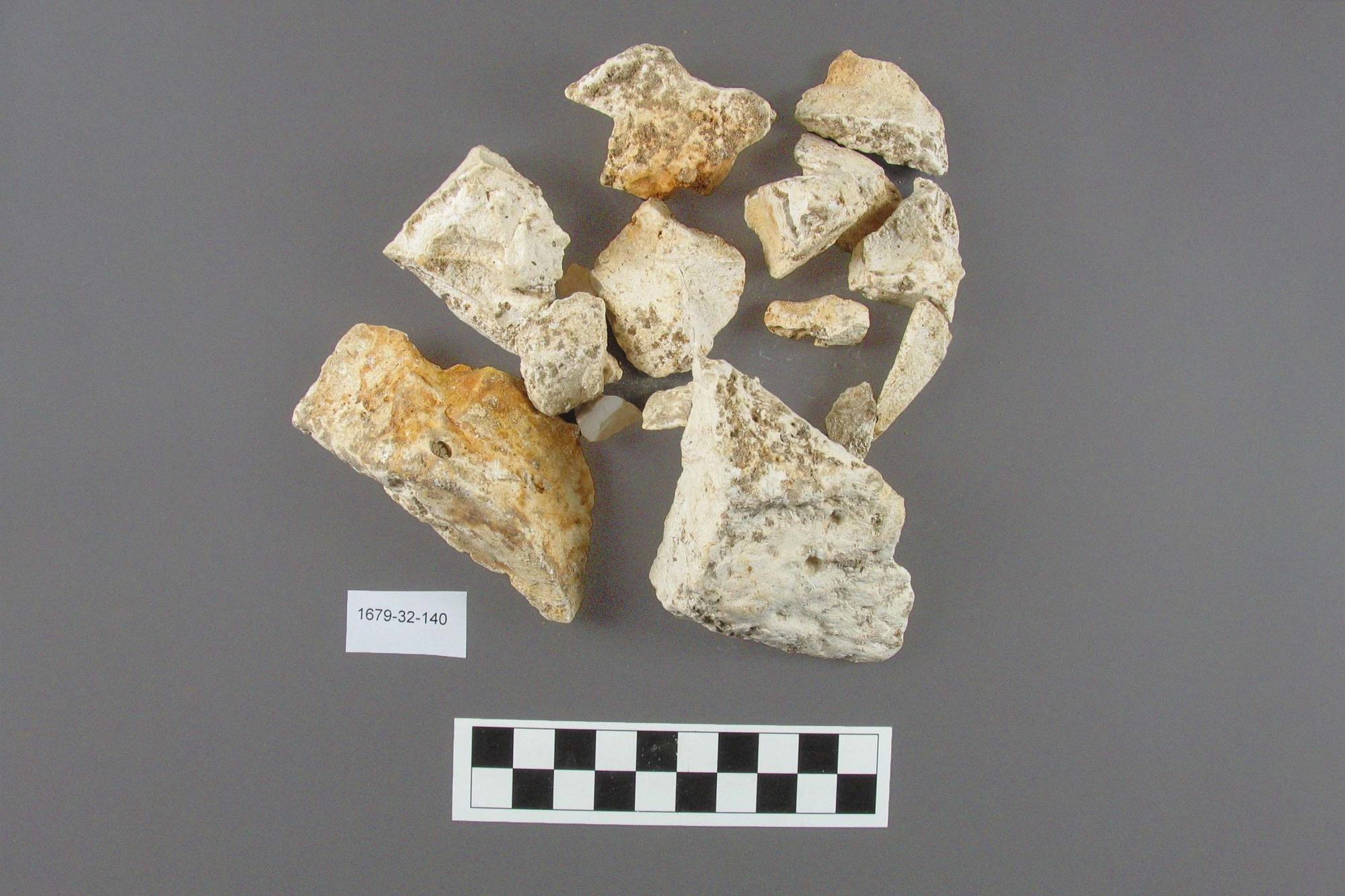 The archaeologists also found pieces of plaster casts that were likely portions of casts of human body parts.