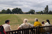 Cricket games can last anywhere from a few hours in limited-overs formats to up to five days in test matches.