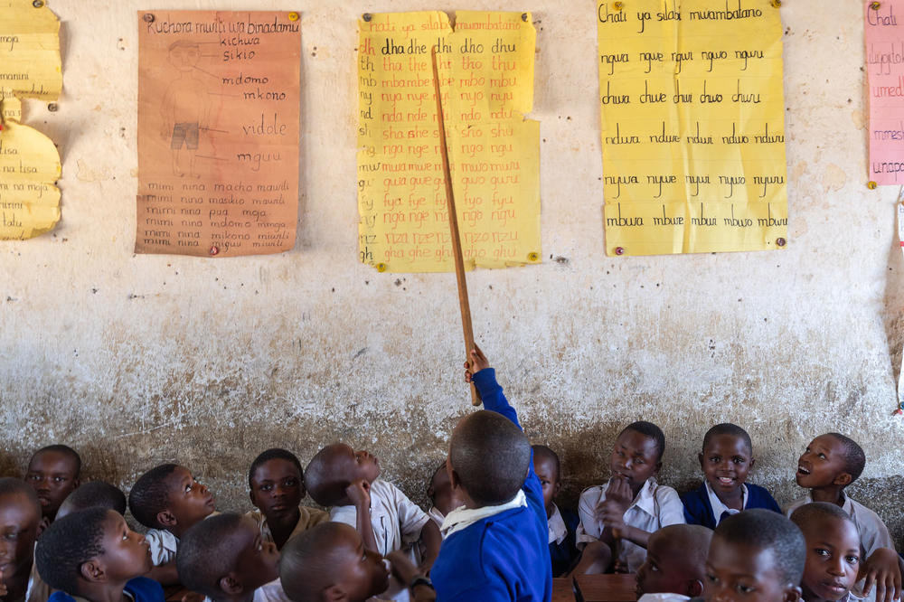 Teaching the sound–letter relationship at an elementary school in Tanzania: The opening event of the DCL on June 20, 2025, focused on African languages.