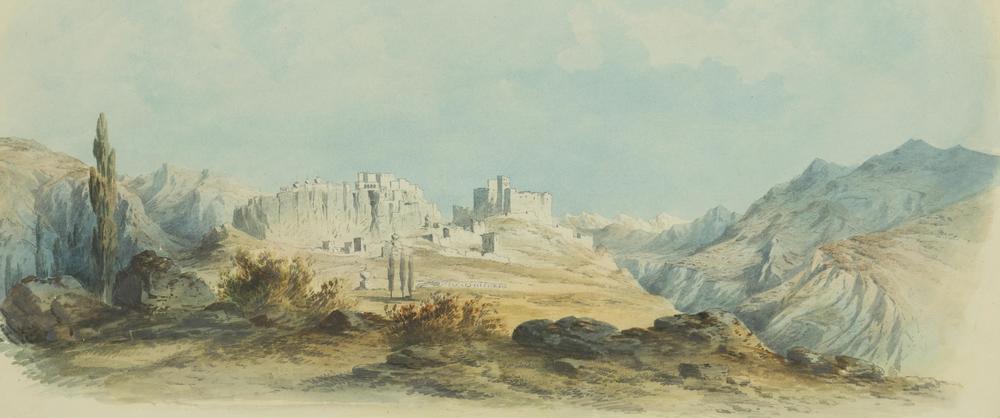 Lamayuru Monastery in Ladakh. Hermann Schlagintweit, October 6, 1856