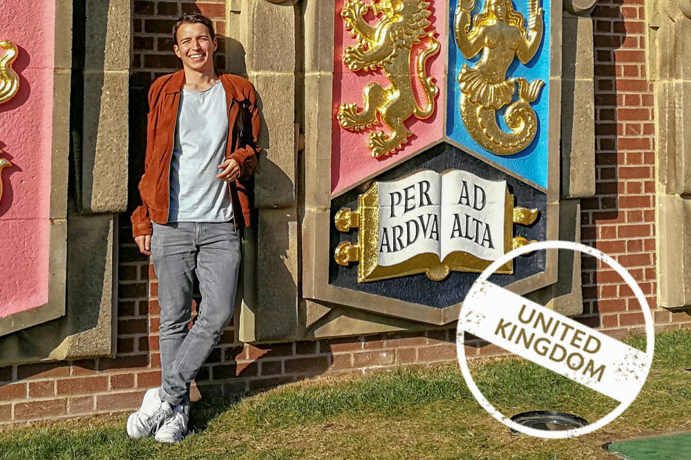 A great adventure! The enthusiastic Berliner Ben Heiden will spend his year abroad in England.