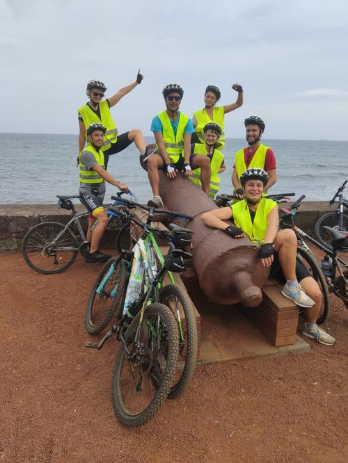 The best way to explore the island is by bike.