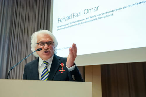 Feryad Fazil Omar, who taught at Freie Universität for many years, has received a prestigious award.