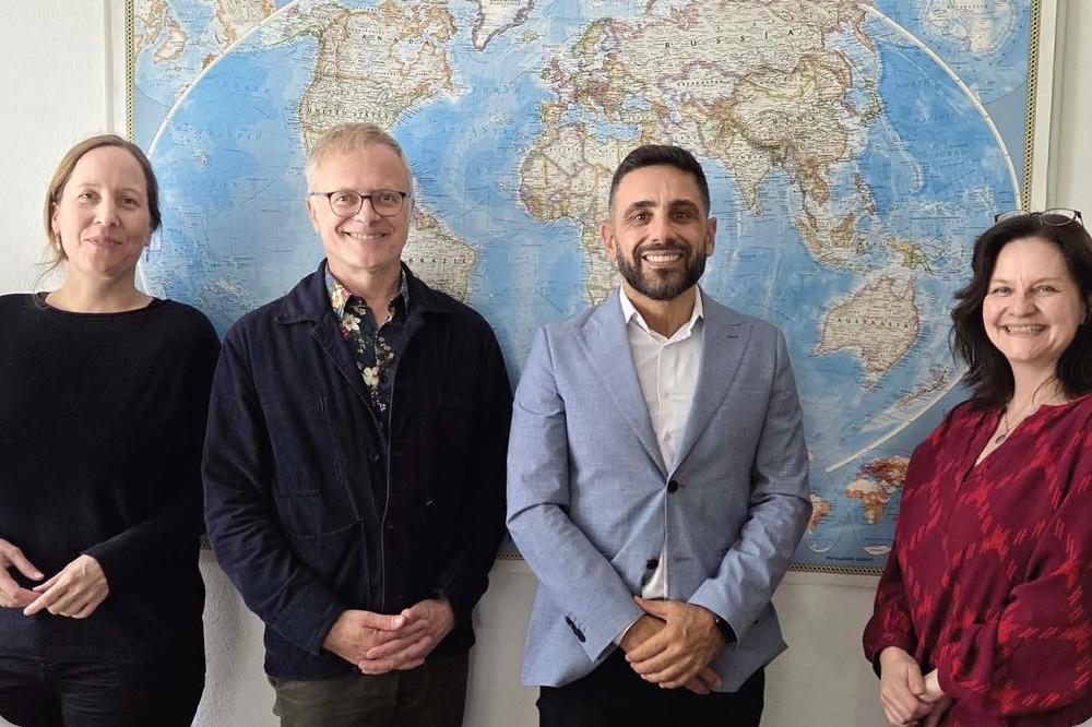 Nora Jacobs (FUB), Herbert Grieshop (FUB), Augusto Ferreira (UCU), Gesa Heym (FUB)