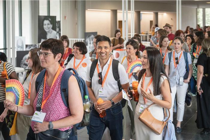 Participants on campus for International Staff Training Week at Freie Universität Berlin.