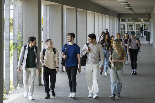 Students on Campus