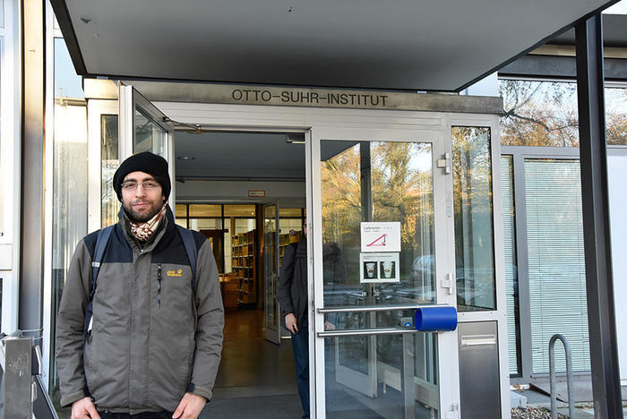 Just back from doing research in Amsterdam: Imad Al Soos is working on a doctorate in political science at the Otto Suhr Institute of Freie Universität Berlin.