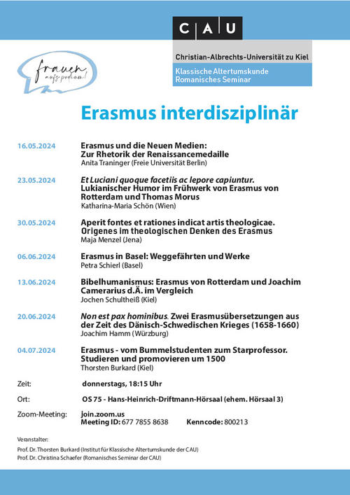 Erasmus interdisziplinär