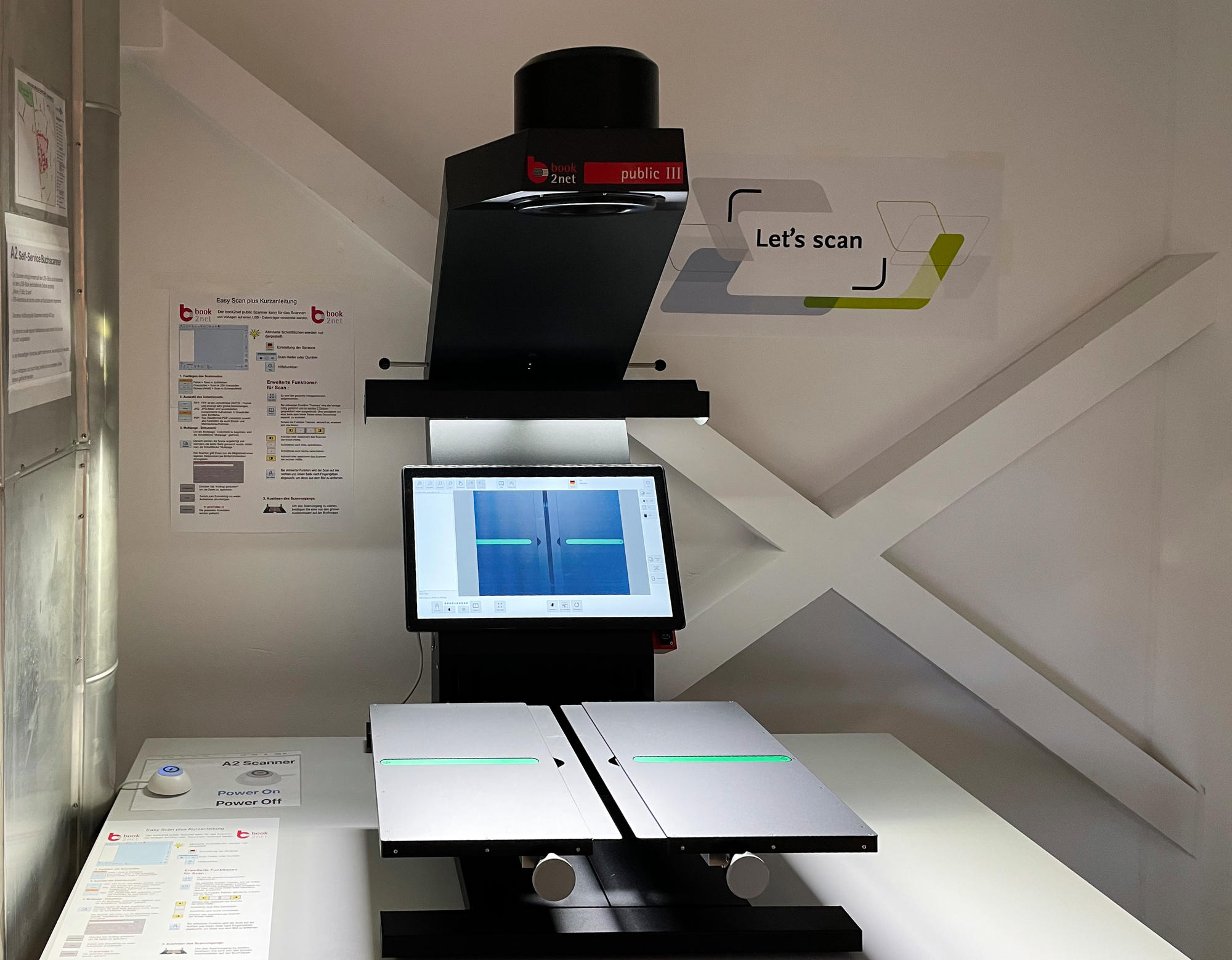 A2 Book Scanner at the Earth Sciences Library