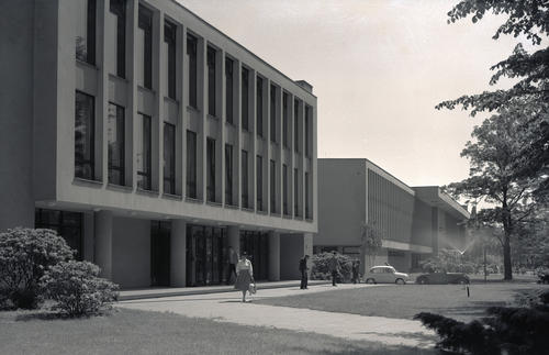 The Central Library shortly after it opened 1954