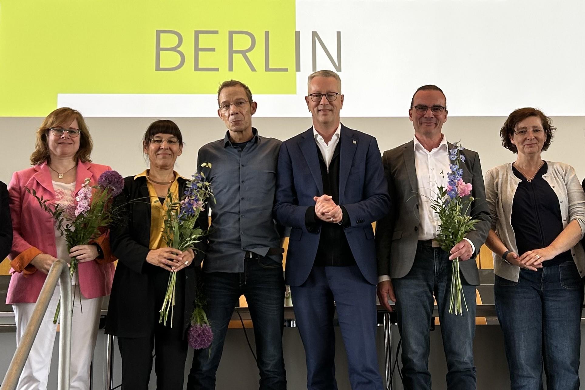 Das neue Präsidium der Freien Universität nach der Wahl