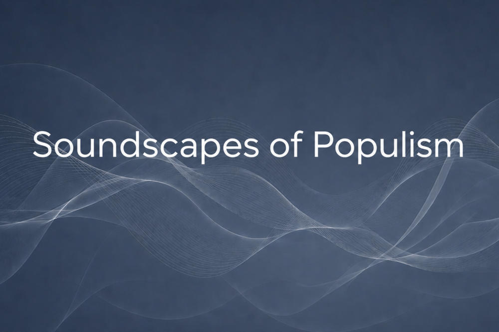 Welchen Einfluss Sound auf Emotionen und Politik hat und wie Populist*innen klingen, analysiert das Forschungsprojekt „Soundscapes of Populism“.