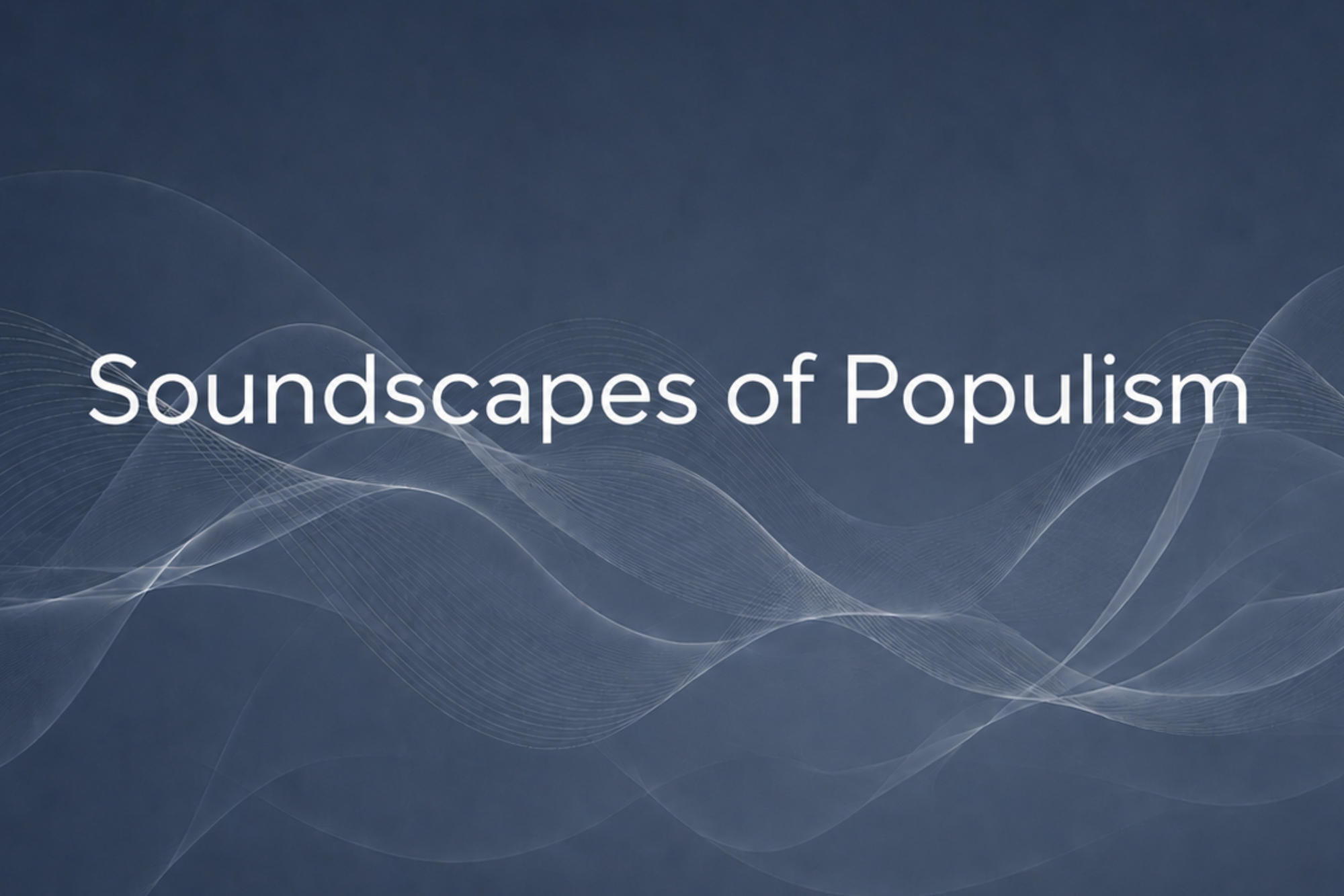 Welchen Einfluss Sound auf Emotionen und Politik hat und wie Populist*innen klingen, analysiert das Forschungsprojekt „Soundscapes of Populism“.