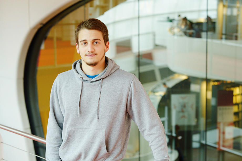 Der Grieche Phädonas Anastasoposoulos studiert Geschichte an der Freien Universität.
