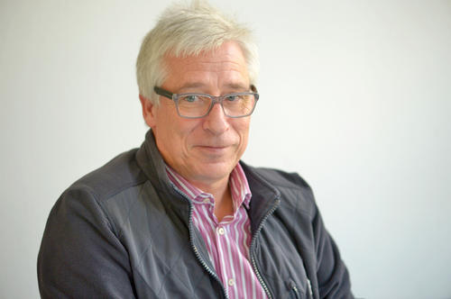 Gerald Gabriel tauschte für zwei Monate das Auto gegen ein Elektrorad.