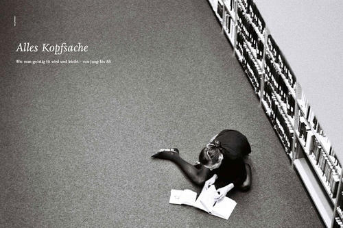 Studentin in der Philologischen Bibliothek der Freien Universität.