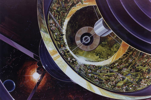 Eine ganze Stadt im Raumschiff. Wissenschaftler der Freien Universität zeigen in der Langen Nacht, wie man sich im 20. Jahrhundert außerirdisches Leben vorgestellt hat.