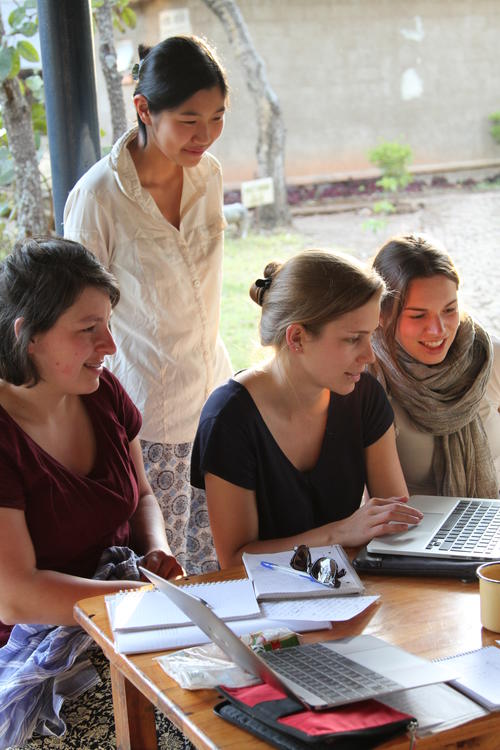 Die Daten werden danach noch vor Ort ausgewertet.