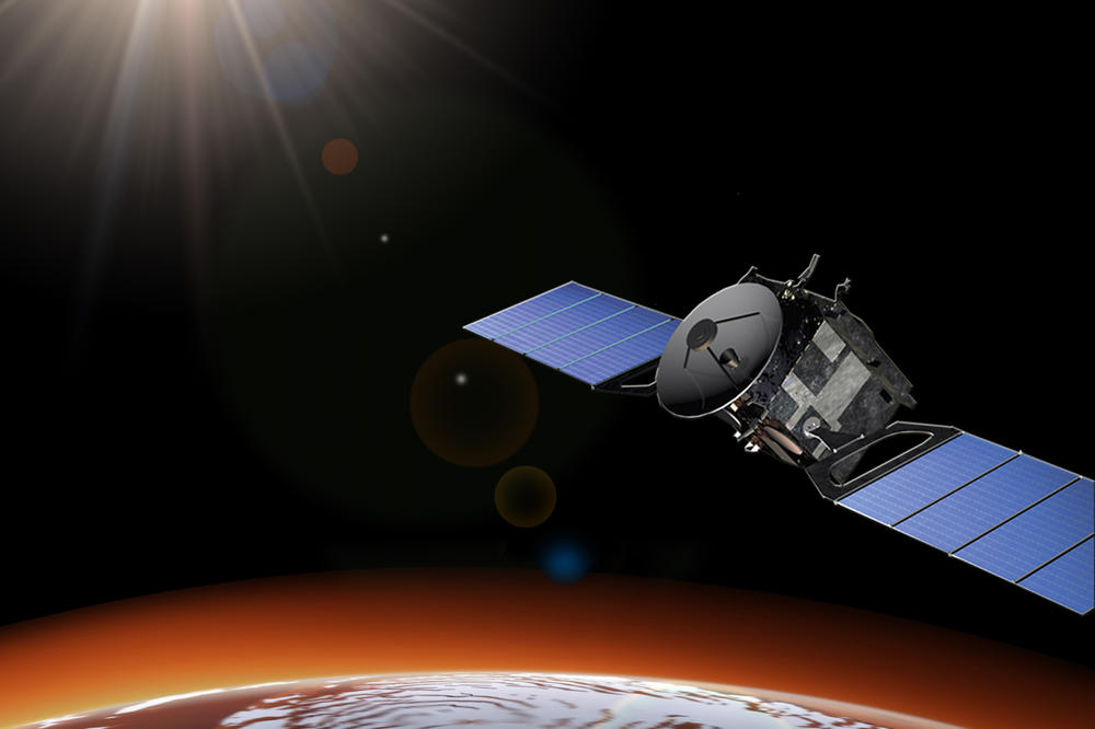 Im Blick der Marssonde: Die unter Leitung von Gerhard Neukum entwickelte Stereokamera sendet regelmäßig Daten zur Erde, die am Institut für Geologische Wissenschaften der Freien Universität ausgewertet werden.