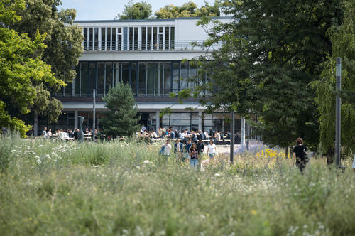 Blick auf die Mensa 1