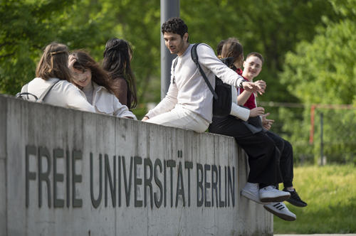Studierende der Freien Universität Berlin