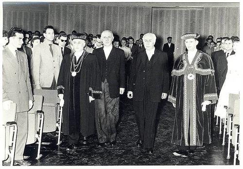 Gemeinsame Immatrikulationsfeier von Freier Universität und Technischer Universität in Dahlem