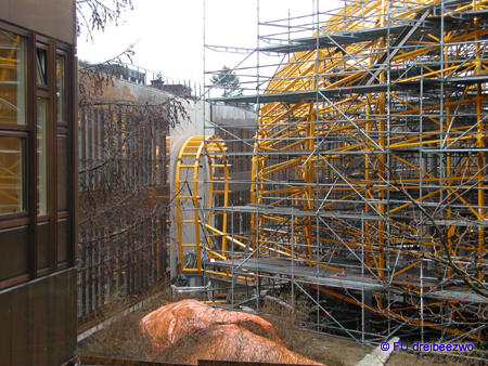 Die Baustelle im Januar 2004 - Teil 3