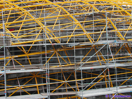 Die Baustelle im Februar 2004 - Teil 1