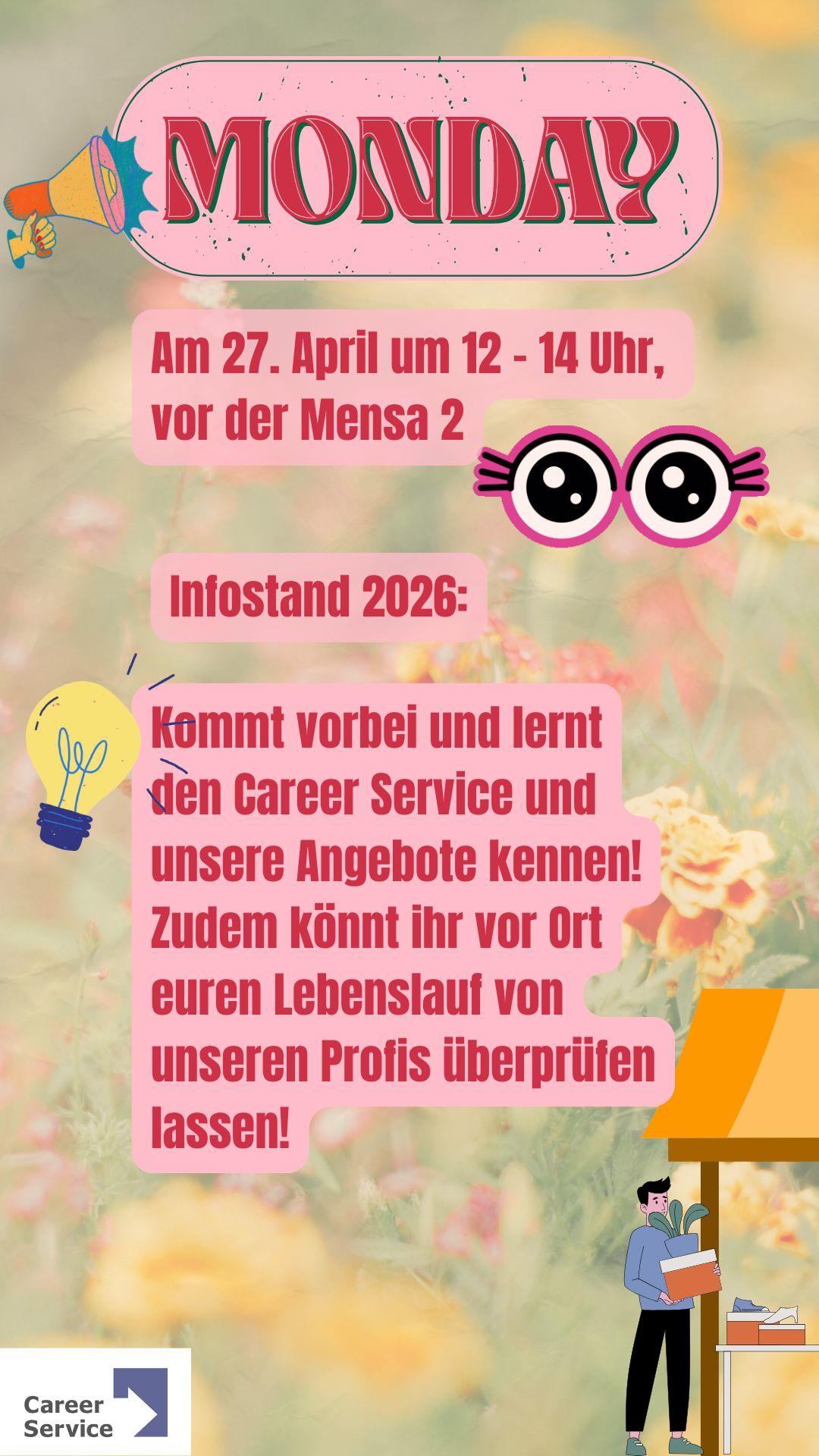 Infostand April Career Service