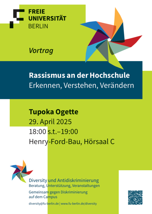 Poster: Vortrag von Tupoka Ogette
