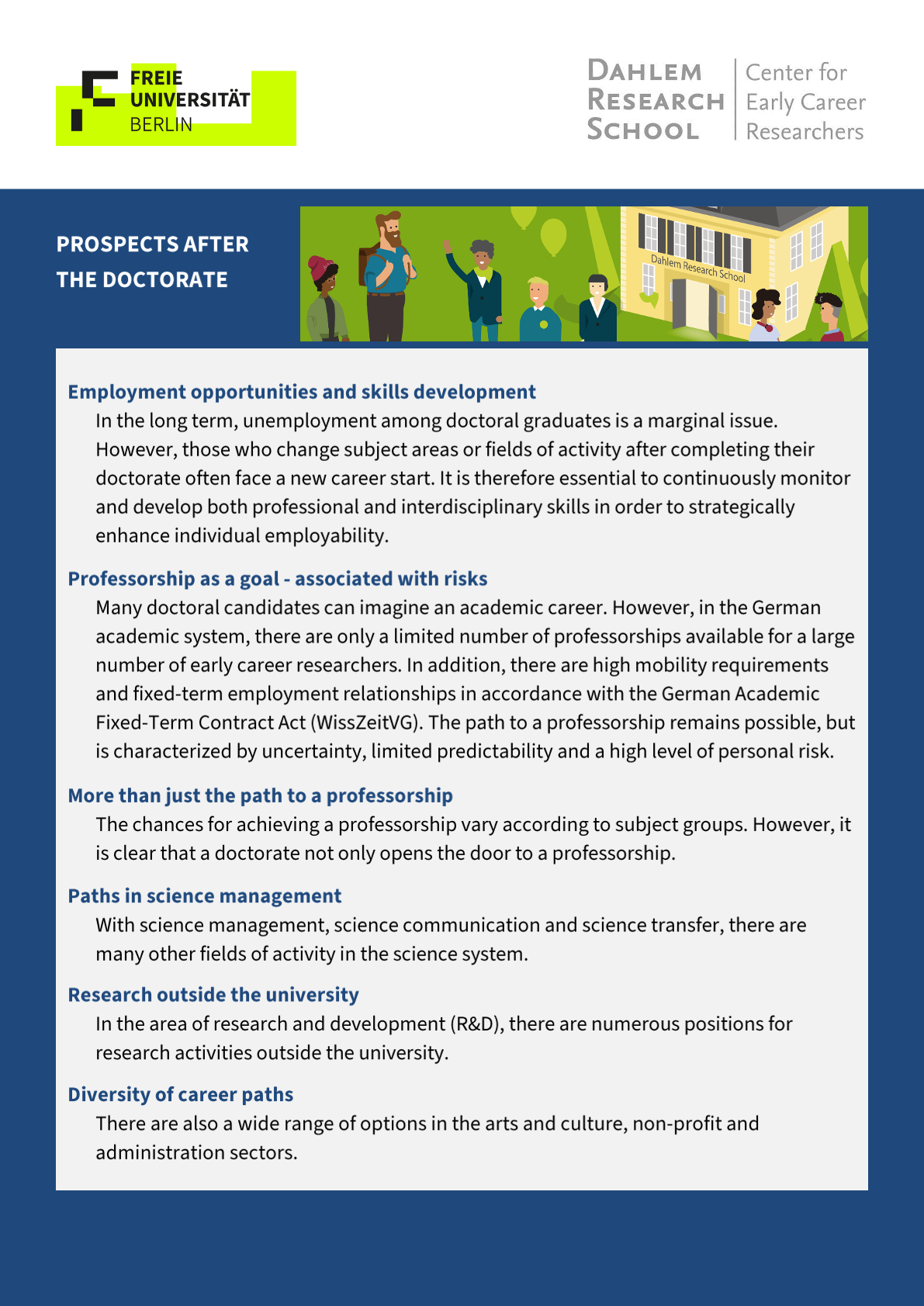 Prospects after the doctorate