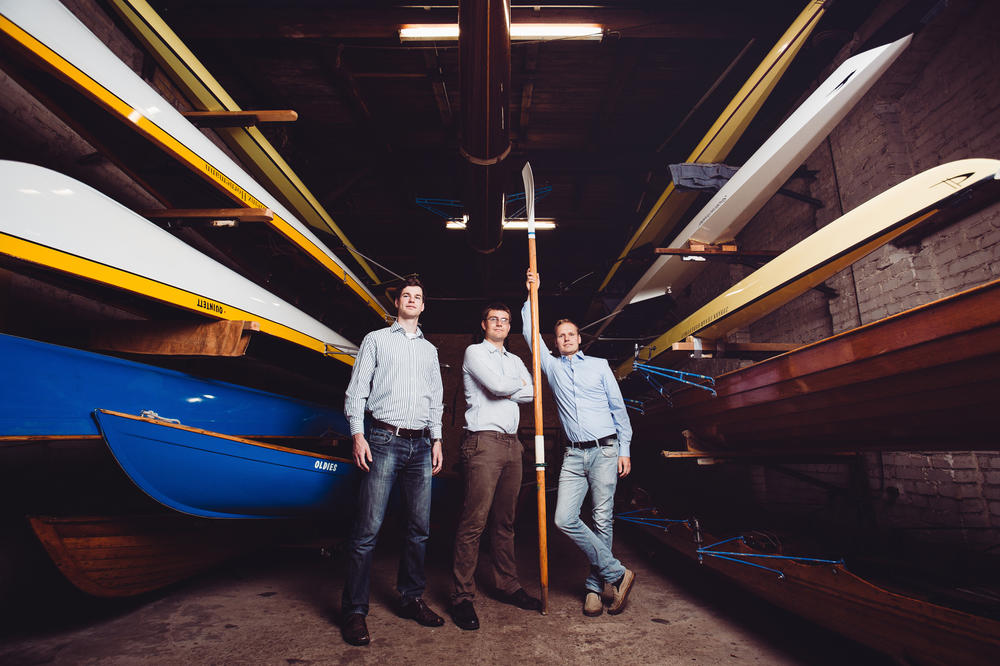 Die Gründer von „Augletics“, allesamt Sportruderer, haben ein Rudergerät inklusive Software entwickelt, mit der Ruderer unterschiedliche Trainingssituationen programmieren können.